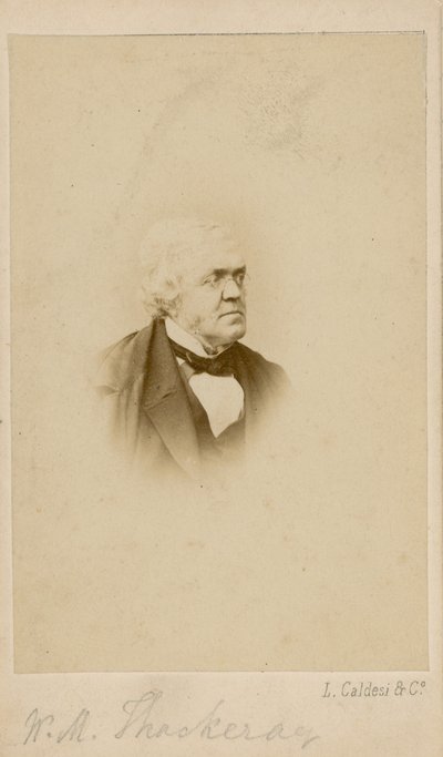 William Makepeace Thackeray by English Photographer